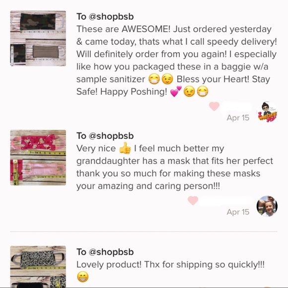 Adult dumbo reversible fabric face mask new - Picture 4 of 4